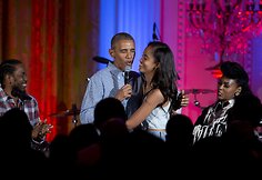 Barackas Obama su dukra Malia