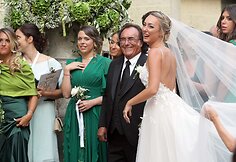Cristel Carrisi su tėvu Al Bano