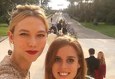 Karlie Kloss ir princesė Beatrice 