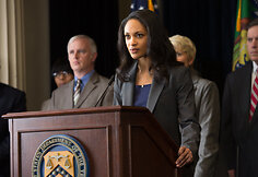 Cynthia Addai-Robinson trileryje „Sąskaitininkas“