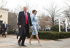 Donaldas Trumpas ir Melania Trump