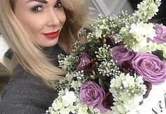 Natalija Bunkė ir jos kurta puok&scaron;tė