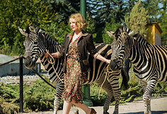 Jessica Chastain filme &bdquo;Zoologijos sodo prižiūrėtojo žmona&ldquo;