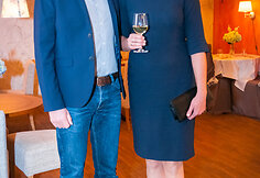 Živilė Gallego su vyru Thibaud Gallego
