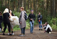 Vestuvinių suknelių fotosesija