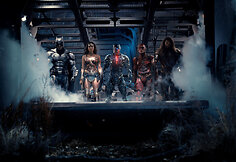 Benas Affleckas, Gal Gadot, Ray Fisheris, Ezra Milleris ir Jasonas Momoa filme „Teisingumo lyga“