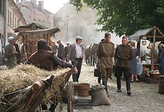 Filmo „Purpurinis rūkas“ filmavimas