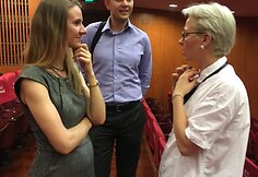Gintarė Latvėnaitė susitinka su Kinijos ir &Scaron;veicarijos lietuviais