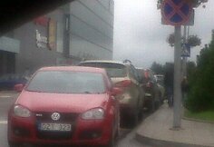 Pažeidėjas prie Vilniaus &bdquo;Akropolio&ldquo;