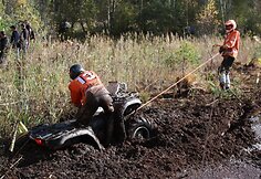 „4x4 gladiatoriai“ varžybų akimirka