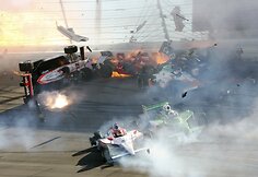 Tragiška avarija „IndyCar“ lenktynėse Las Vegase