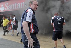 Degantis &bdquo;WIlliams&ldquo; komandos garažas