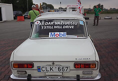 Senovinių &bdquo;Moskvitch&ldquo; kelionė į Čekiją