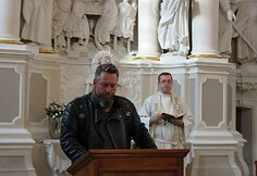 Vilniaus evangelikų liuteronų bažnyčioje palaiminta Lietuvos motociklistų klubo vėliava