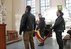 Vilniaus evangelikų liuteronų bažnyčioje palaiminta Lietuvos motociklistų klubo vėliava