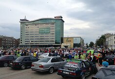 Pasiruošimas šoninio slydimo varžyboms Daugpilyje