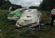 Raulio Jeetso/Andruso Toomo ir Aleksejaus Mersiyanovo/Georgijaus Tro&scaron;kino ekipažų avarija