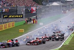 F-1 lenktynės Monzos trasoje Italijoje