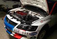 Ramūno Čapkausko automobilis ruo&scaron;iamas 2014 m. sezonui