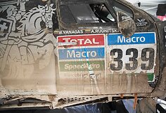 &bdquo;Toyota Hilux&ldquo; po maratono dienų Bolivijoje