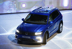 &bdquo;Volkswagen Tiguan&ldquo; pristatymas Frankfurto automobilių parodoje