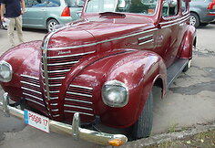 Avarijoje apgadintas 1939 m. &bdquo;Plymouth P8 Deluxe&ldquo;