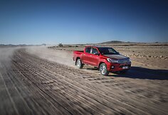 A&scaron;tuntos kartos &bdquo;Toyota Hilux&ldquo; bandymai Namibijoje