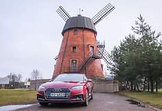 &bdquo;Audi A5 Sportback&ldquo; ir Panevėžio malūnas
