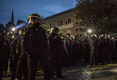 Neramumai per kairiųjų demonstraciją Berlyne 