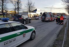 &Scaron;iauliuose sužalotas motociklininkas