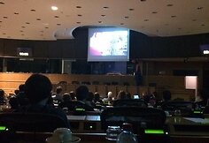 Romo Zabarausko apsilankymo Europos Parlamente akimirka