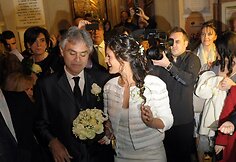 Andrea Bocelli slapčia vedė ilgametę mylimąją Veronica Berti
