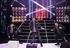 Laidos „Muzikinė kaukė“ filmavimo akimirka