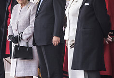 Karalienės Elizabeth II ir Kinijos prezidento Xi Jinpingo susitikimas