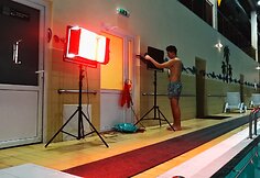 Klipo filmavimo akimirka