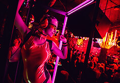 Vakarėlio klube &bdquo;Mojo Lounge&ldquo; akimirka