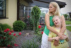 Jolita Skeirienė su dukra Elze