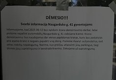 Nelegalios pastate Naugarduko g. 41, Vilniuje