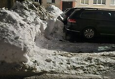 Sniego kalnai Panevėžyje