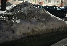 Sniego kalnai Panevėžyje