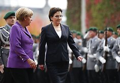 Lenkijos premjerės Ewos Kopacz skandalingas vizitas Berlyne