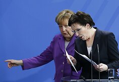 Lenkijos premjerės Ewos Kopacz skandalingas vizitas Berlyne