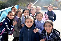 Palestiniečių vaikai mokykloje