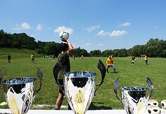 Užventyje (Kelmės r.) jau septintą kartą vyko tarptautinis senjorų futbolo turnyras &bdquo;Užvenčio Taurė 2016&ldquo;