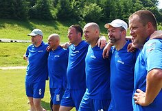 Užventyje (Kelmės r.) jau septintą kartą vyko tarptautinis senjorų futbolo turnyras &bdquo;Užvenčio Taurė 2016&ldquo;