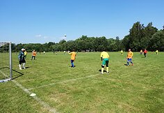 Užventyje (Kelmės r.) jau septintą kartą vyko tarptautinis senjorų futbolo turnyras &bdquo;Užvenčio Taurė 2016&ldquo;