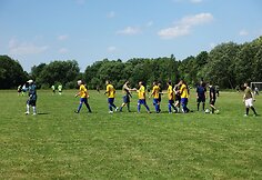 Užventyje (Kelmės r.) jau septintą kartą vyko tarptautinis senjorų futbolo turnyras &bdquo;Užvenčio Taurė 2016&ldquo;