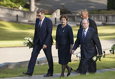 Bendražygiai pagerbė Algirdo Brazausko atminimą