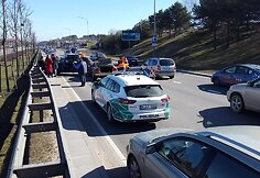 &Scaron;alia Gariūnų &ndash; trijų automobilių avarija