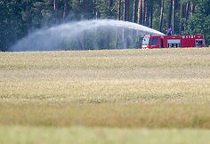 Vokietijoje susidūrė du naikintuvai